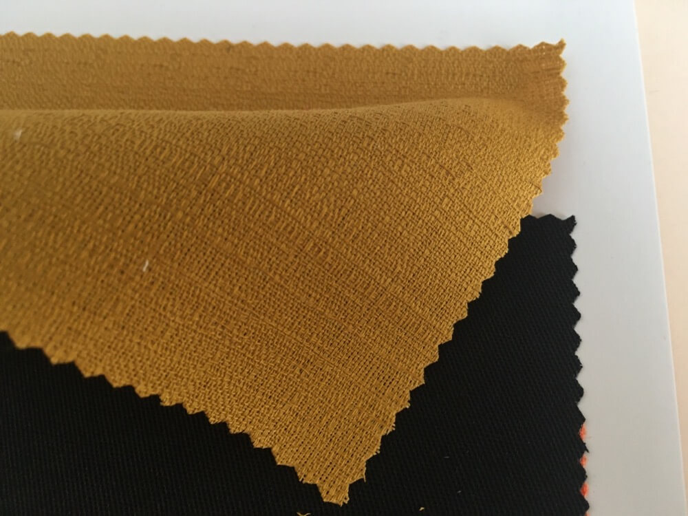 混紡綿ポリバニランの布サンプル