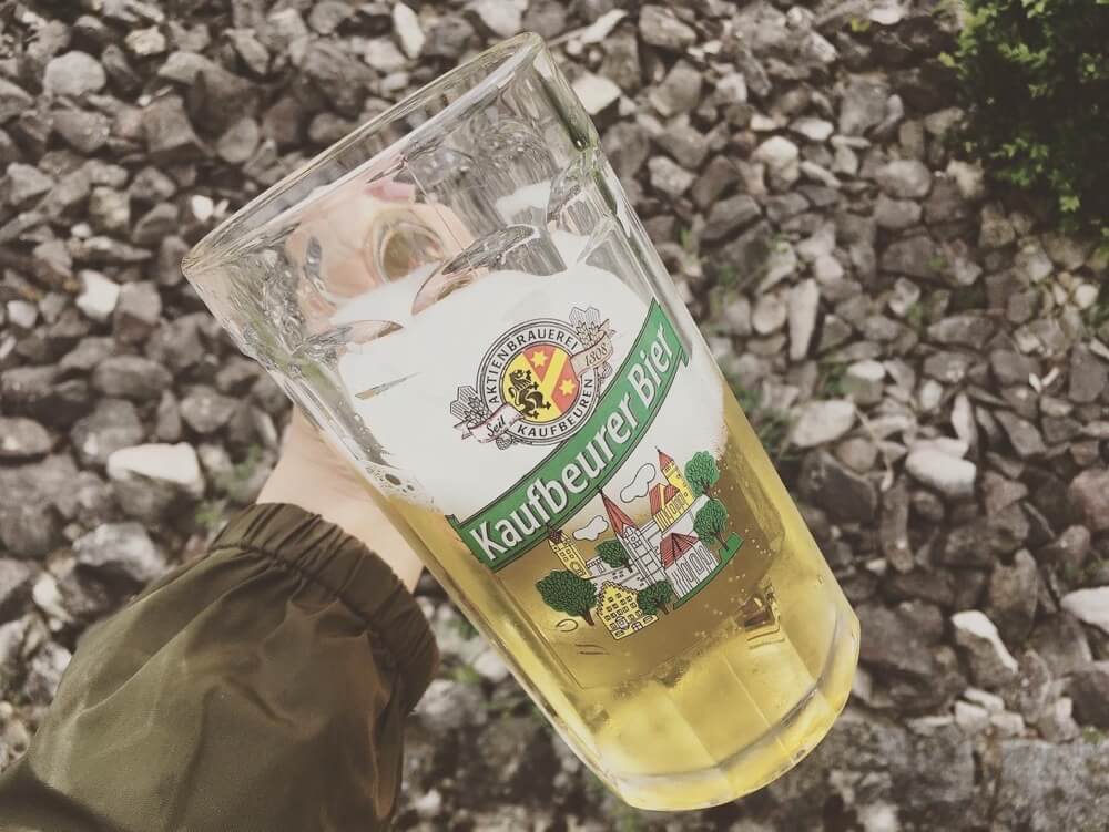 Aktienbrauerei Kaufbeuren(アクティエンブラウエライ カウフボイレン）のビールグラス