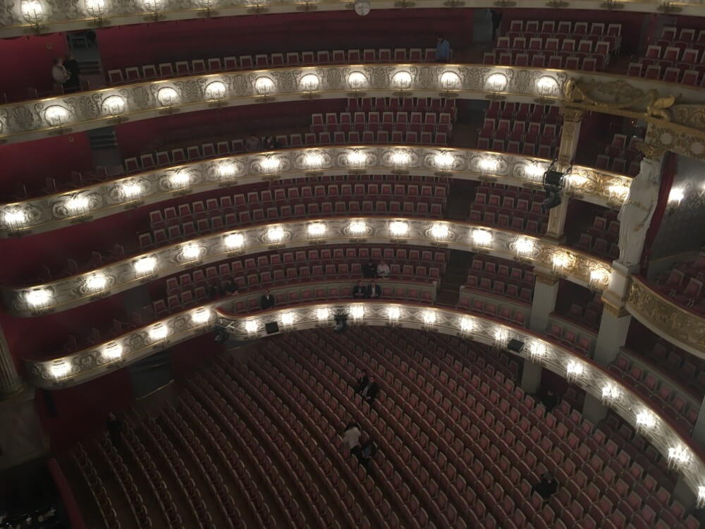 バイエルン国立歌劇場の舞台の様子