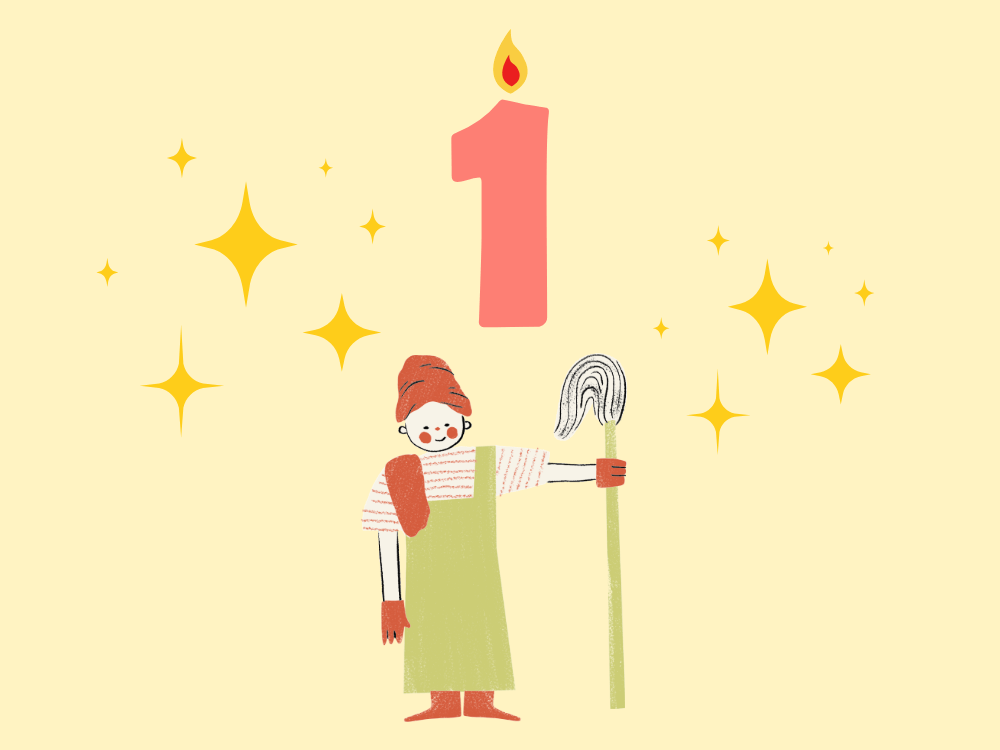 家事代行の仕事をして1年が経った