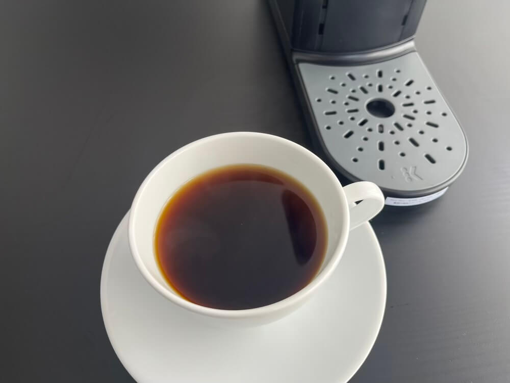 キューリグKB -01抽出完成